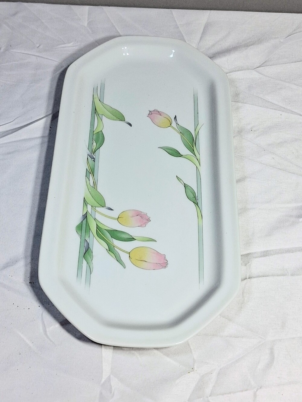 Tuscany Collection Westbury 1980's Vintage 13" X 6" Serving Tray/Bread Platter
